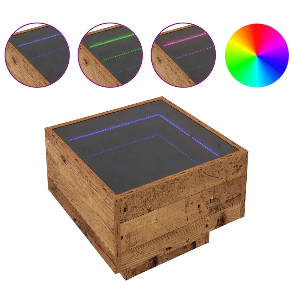 Tavolino da salotto Legno vecchio 40 x 40 x 30 cm 879656