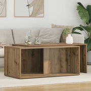 Set di Tavolini da Caffè 2 pcs Rovere artigianale