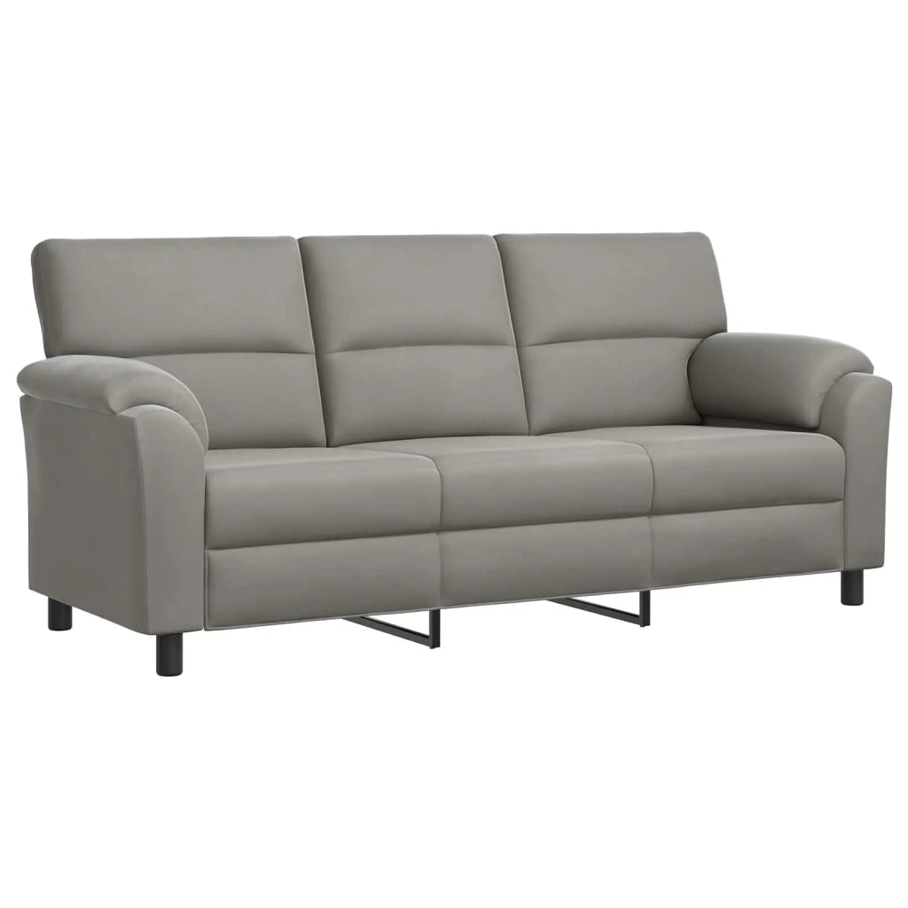 Set di divani 2 pcs Grigio Chiaro Velluto 3430448