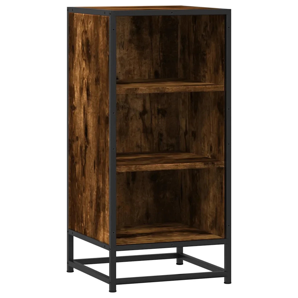 Credenza Rovere Fumo 35,5x35x76 cm in Truciolato