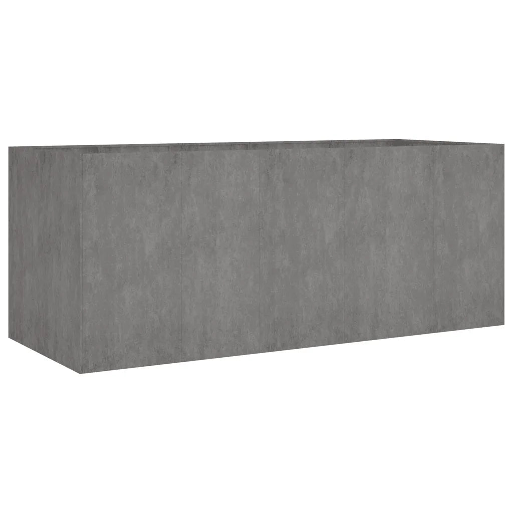 Fioriera | Cassetta per fiori | Vaso Rialzata da Giardino 200x80x80 cm in Acciaio Corten