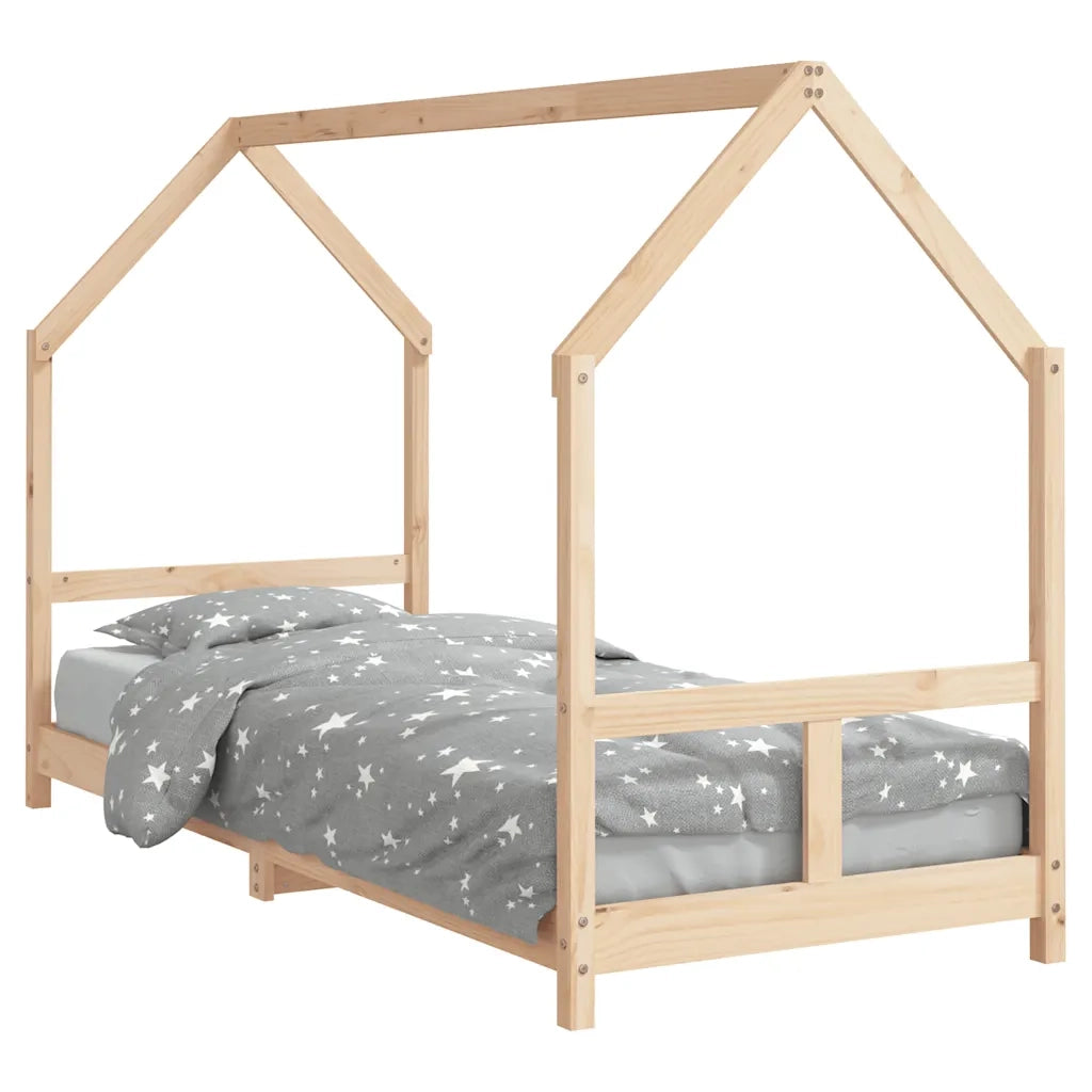 Giroletto per Bambini | Letto Infantile | Lettino 80x200 cm in Legno Massello di Pino