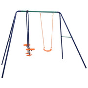 Altalena a 3 posti in acciaio dimensioni 240 x 156 x 180 cm codice 02_0004964.