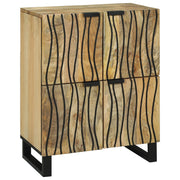 Mobile 60x33.5x75 cm in legno massello di mango e legno ingegnerizzato