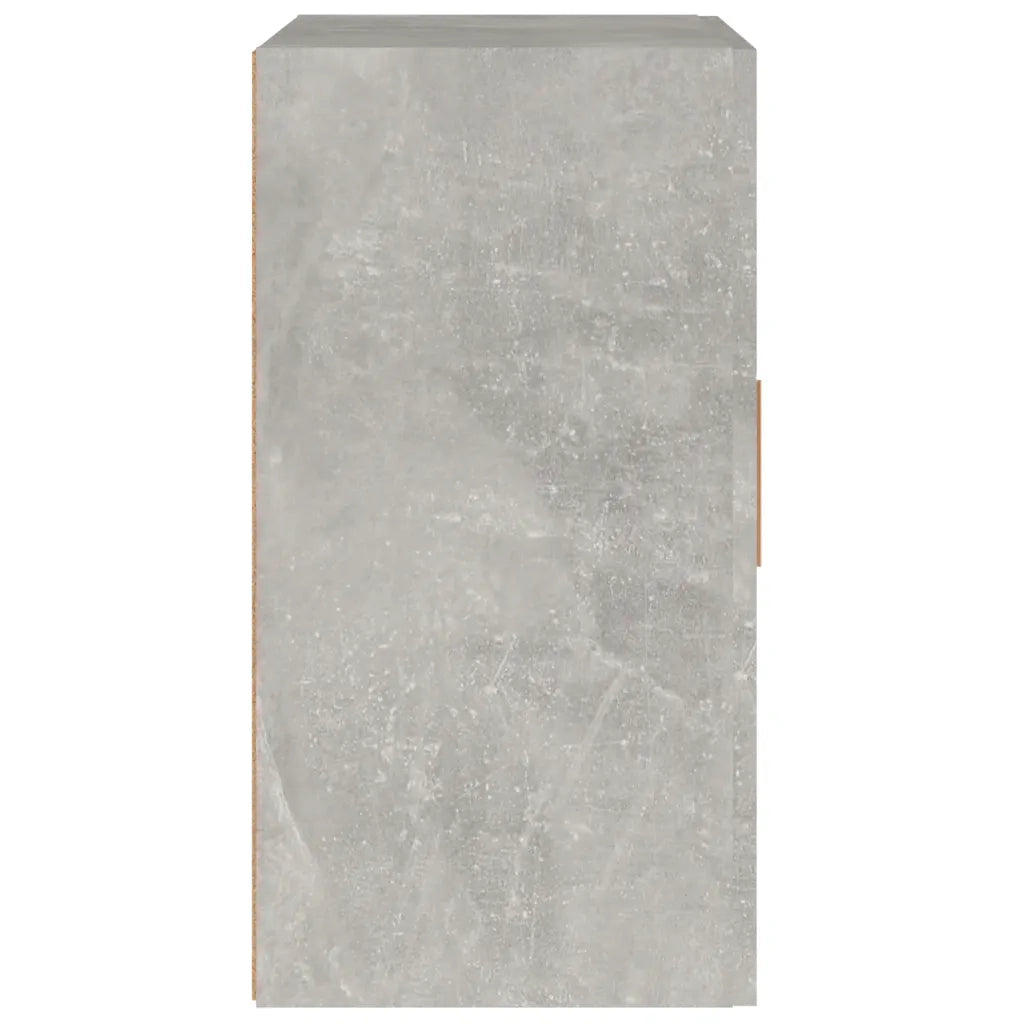 Armadietto a Muro Grigio Cemento 60x30x60 cm Legno Multistrato 812892