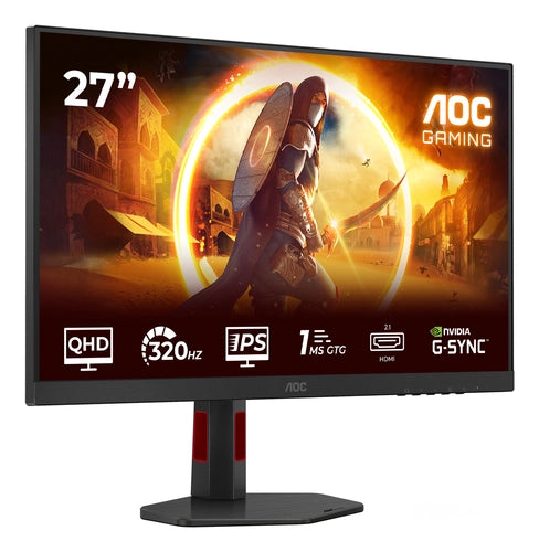 AOC G4 Q27G4SRU Monitor PC 68,6 cm (27") 2560 x 1440 Pixel Quad HD LED Nero, Rosso