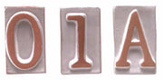 10pz numero civico in terracotta 5 cm.8,5h cod:ferx.34635