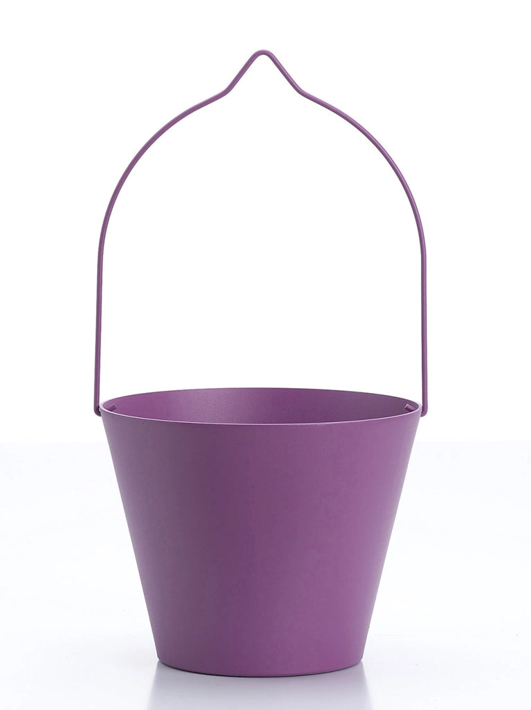 Secchiello per Rubinetti Porta-Secchio 25x23x18 cm in Alluminio Belfer 42/SC Viola