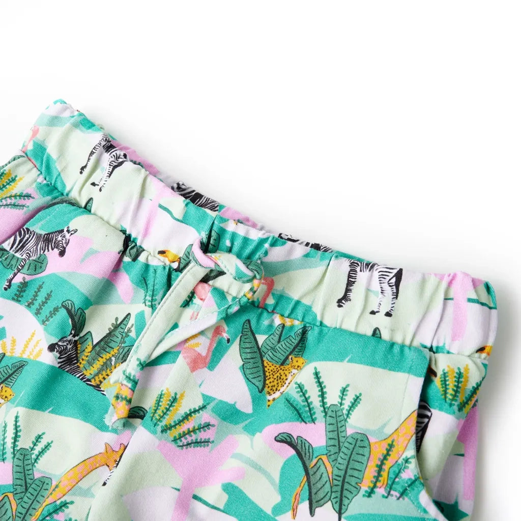 Pantaloncini per Bambini con Coulisse Menta Chiaro 92 CFW9611812