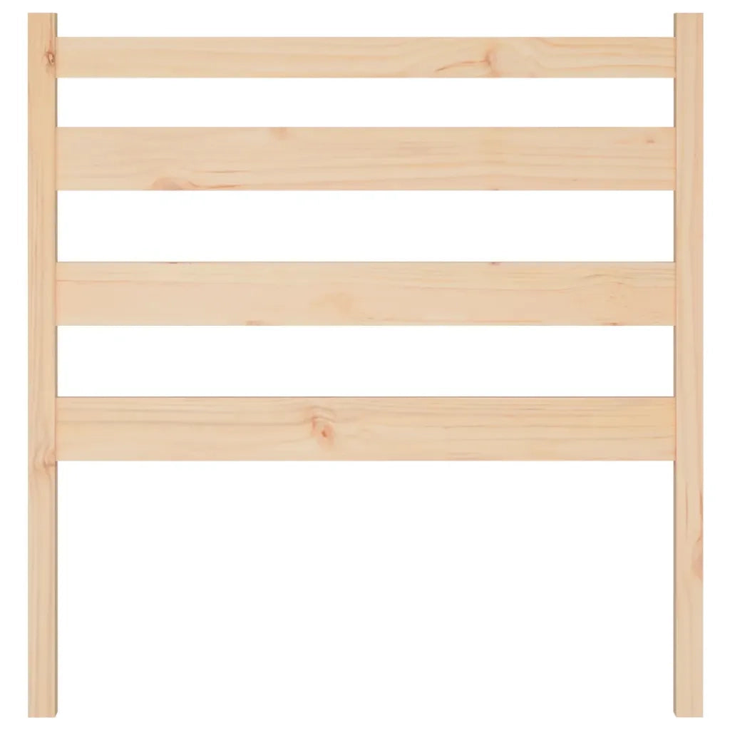 Testiera per Letto 106x4x100 cm in Legno Massello di Pino