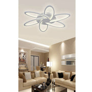 Trade Shop - Plafoniera Led 59 Watt Lampada Moderna Bianca A Luce Fredda Calda Naturale C15 - -bianco Naturale      -