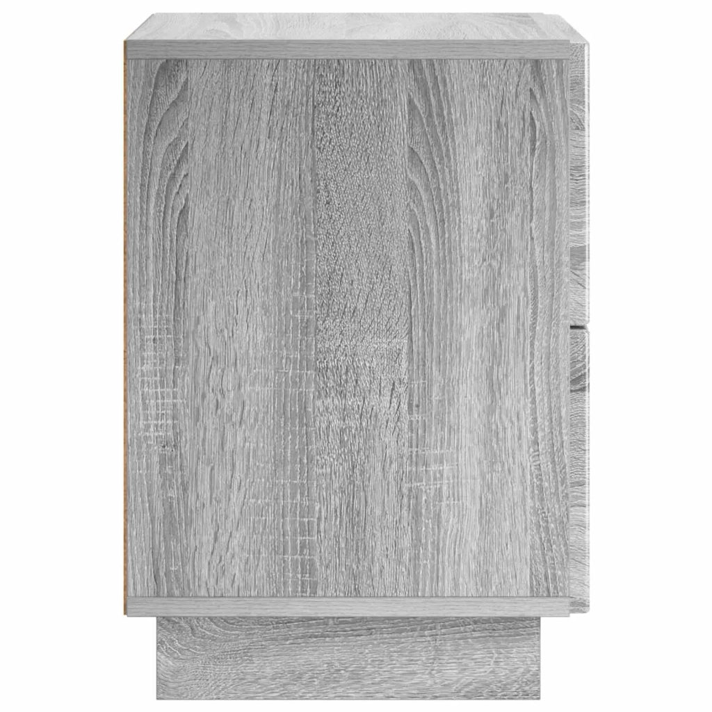 Armadio da Notte Sonoma grigio 33,5 x 34,5 x 50 cm 8011399