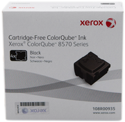 ORIGINAL Xerox ColorStix nero 108R00935 ColorQube 8570 Ink ~8600 Seiten Solid Ink, pacco con 4 pezzi