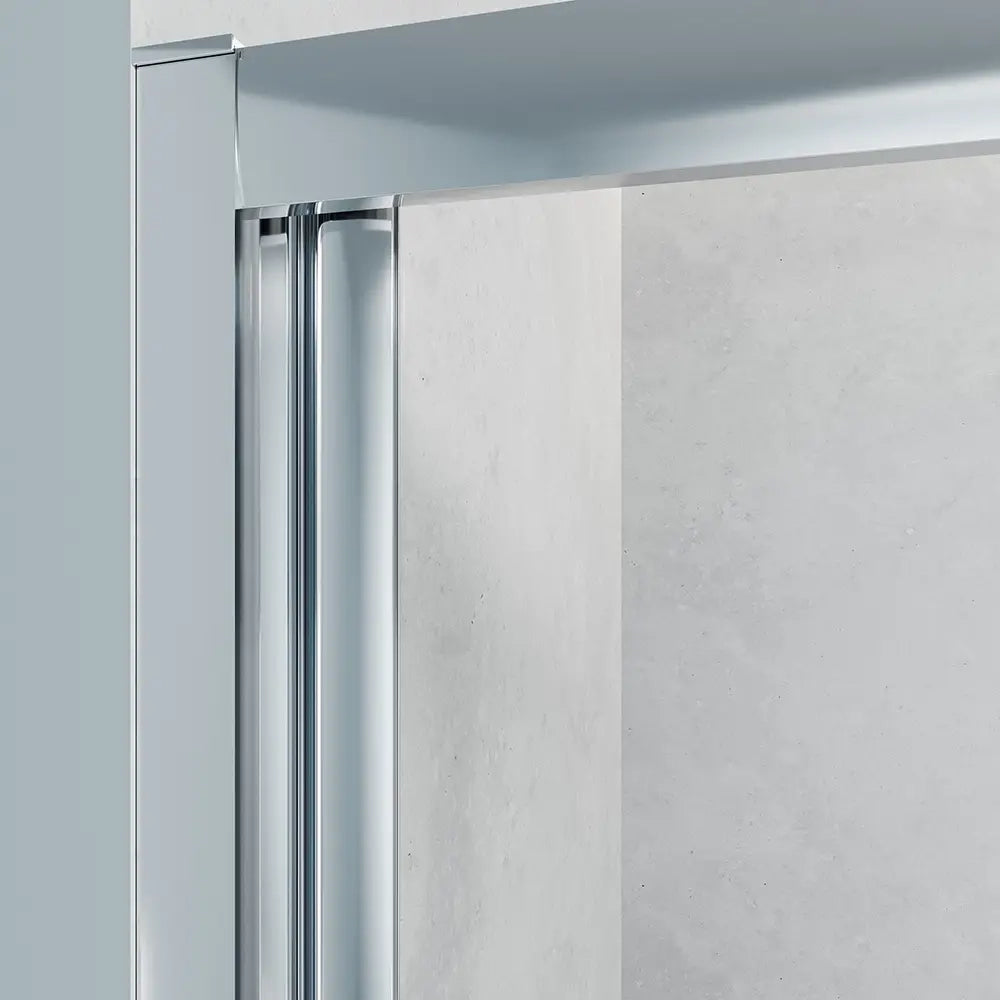 Box doccia 70x100 cm angolare apertura a libro vetro 6mm trasparente | Capri