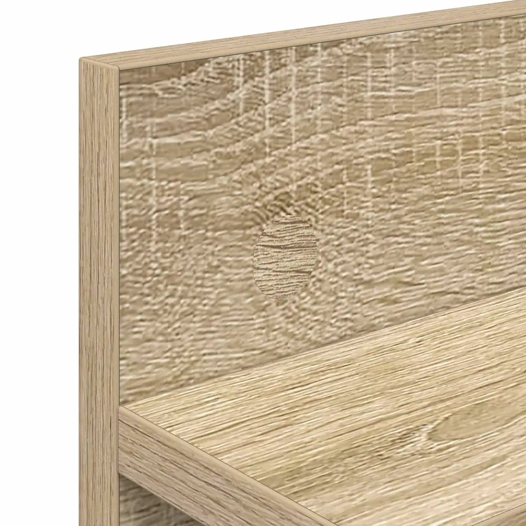 Appendiabiti a muro A parete Rovere Sonoma 60 x 10,5 x 18 cm 874389