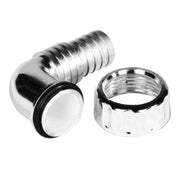 PIPETTA CURVA PER SCARICO LAVATRICE / LAVASTOVIGLIE IN PP 1 - 17MM A 22MM   Idroweb