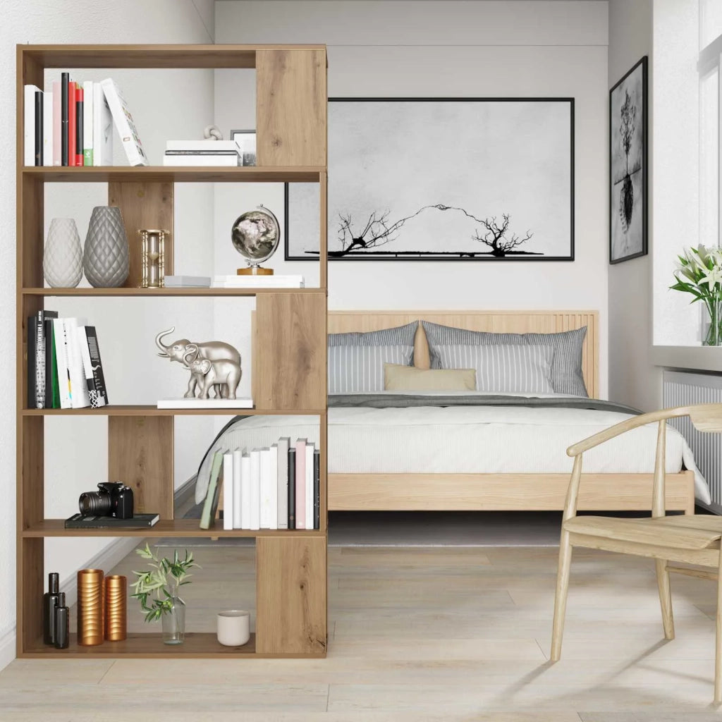 Armadio per Libri Rovere artigianale 80 x 24 x 159 cm 8003711