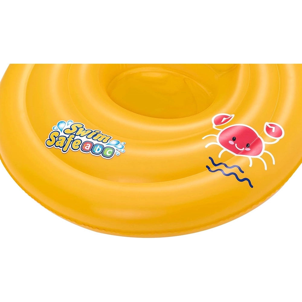 Trade Shop - Salvagente Gonfiabile Galleggiante A Mutantina Per Bambini Rotondo 69cm Swim Safe 32096 -