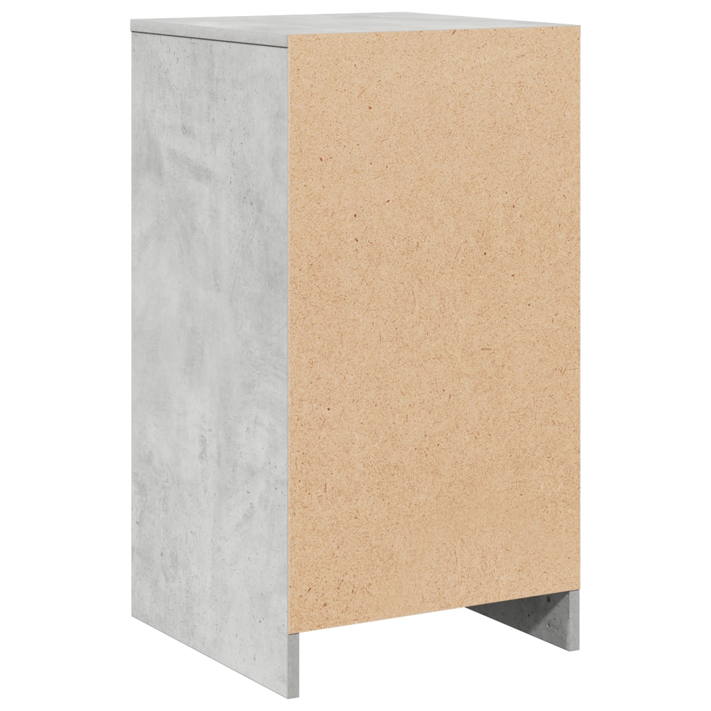 Sideboard Grigio Cemento 40x41x75 cm Legno Ingegnerizzato