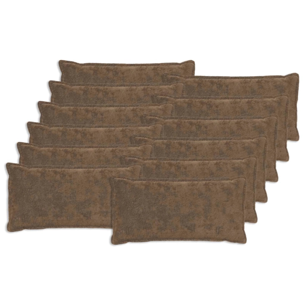 Federa 12 pcs HOUTEN Marrone Chiaro 40 x 80 cm 918450