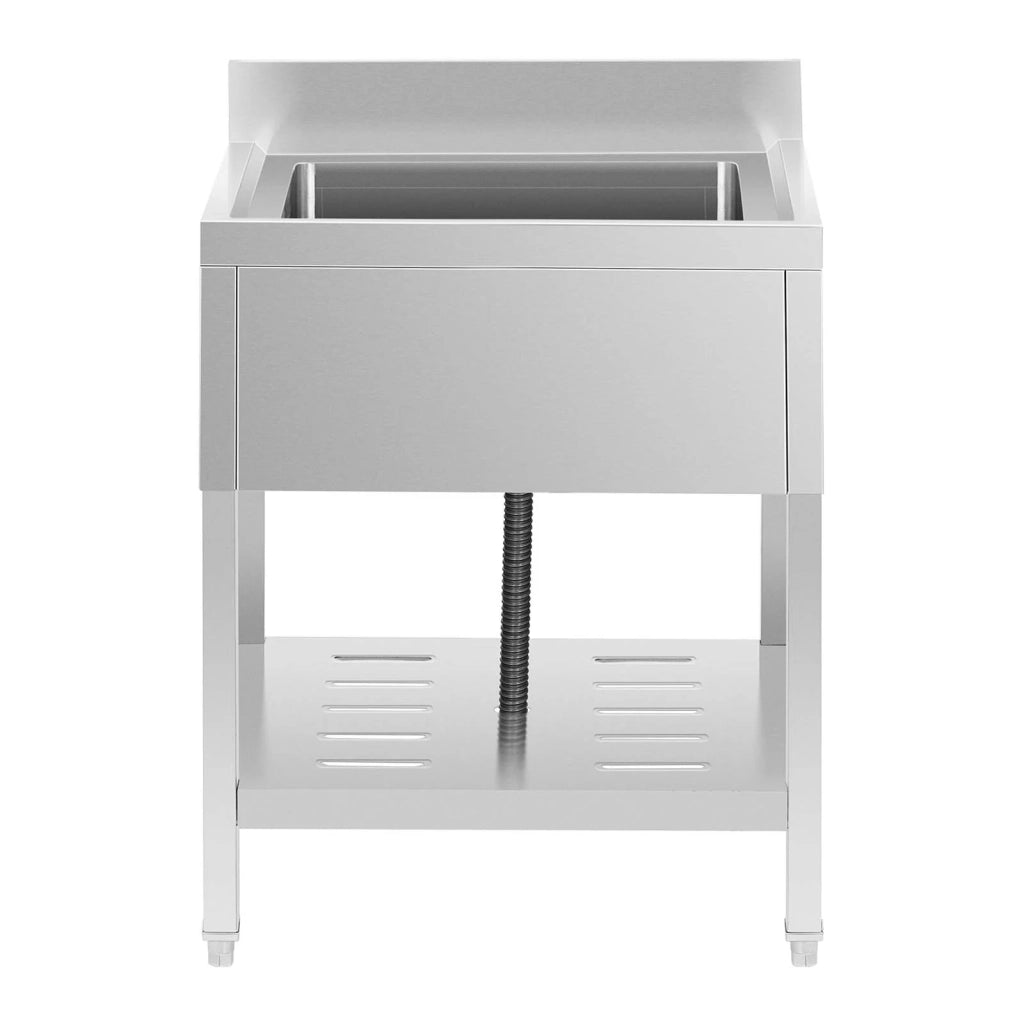 Lavello professionale a una vasca 50 x 50 x 25,5 cm acciaio inox 14_0000164