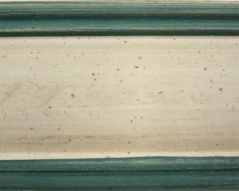 Comodino 3 cassetti bianco filo blu in legno 43x33x70 (1323) - Mobili 2G