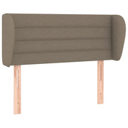 Testiera | Testata ad Orecchio Tortora 93x23x78/88 cm in Tessuto