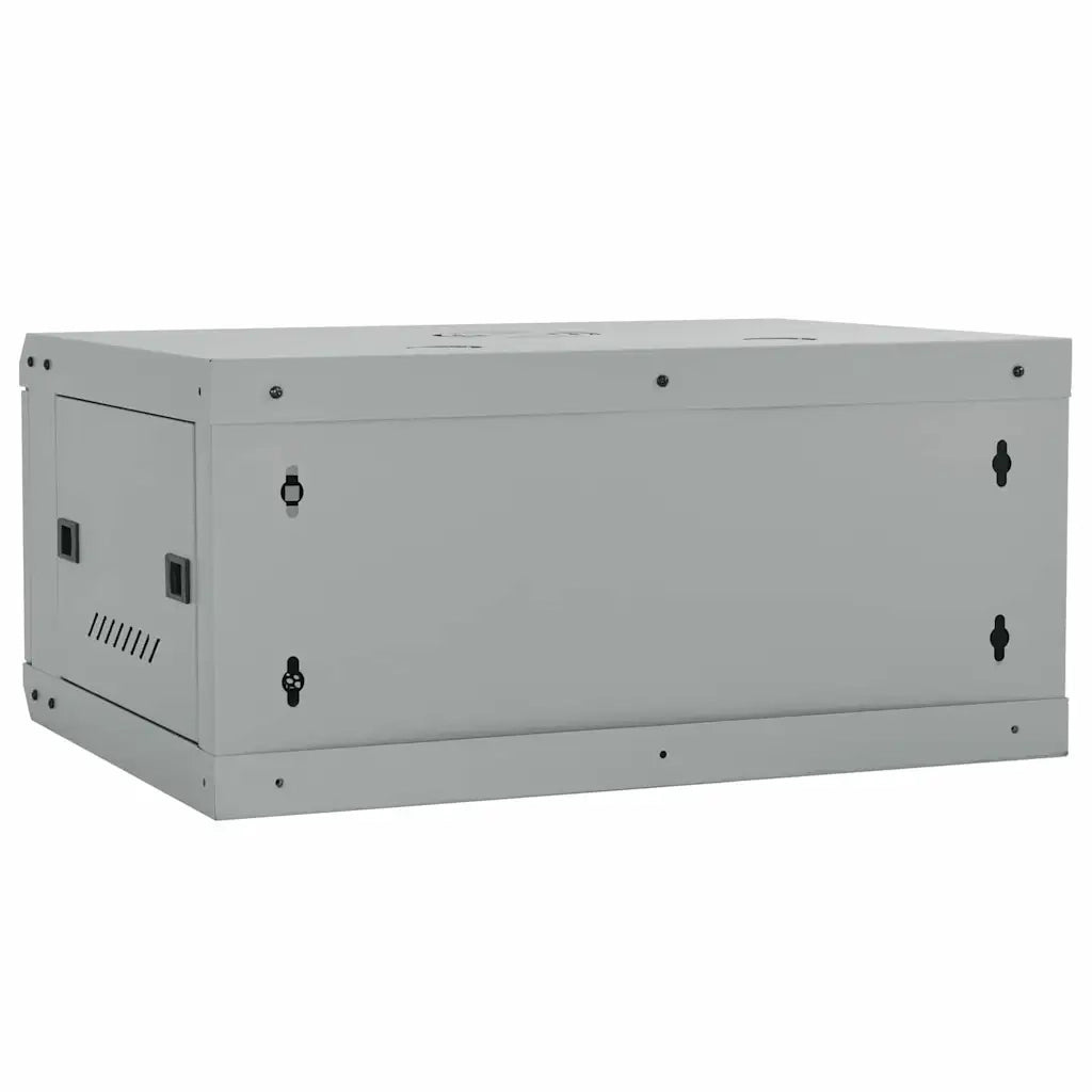 vidaXL Armadietto di rete Grigio 60 x 35 x 28 cm Acciaio