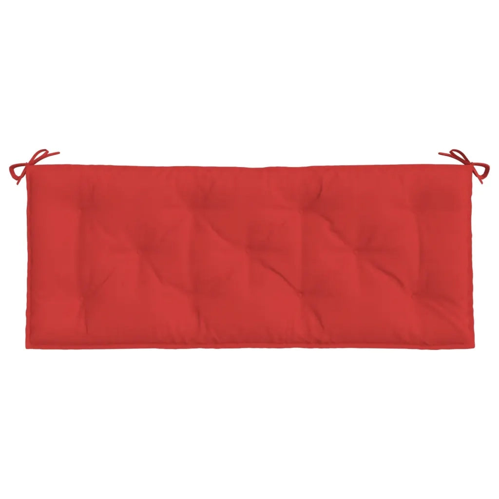 Cuscini per Panca 2 pz Rossi 120x50x7 cm in Tessuto Oxford 361684