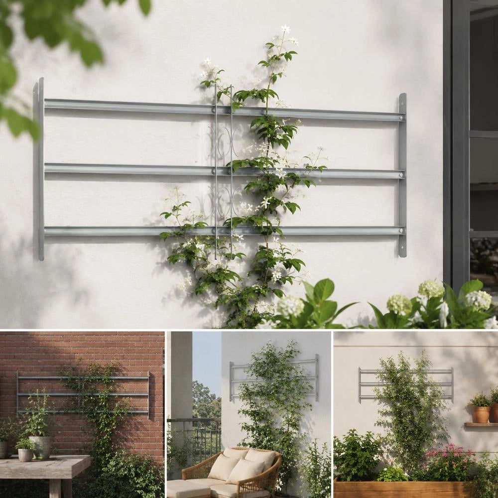 Adjustable Window Grille With 3 Crossbars 700-1050 Mm