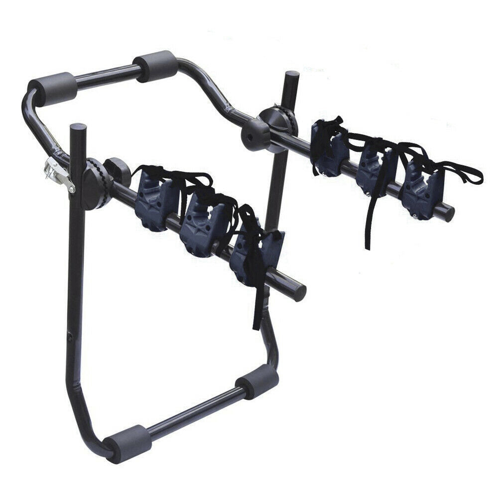 Trade Shop - Portabici Universale Posteriore Da Auto Per Trasporto Di 3 Bici O Mountain Bike -