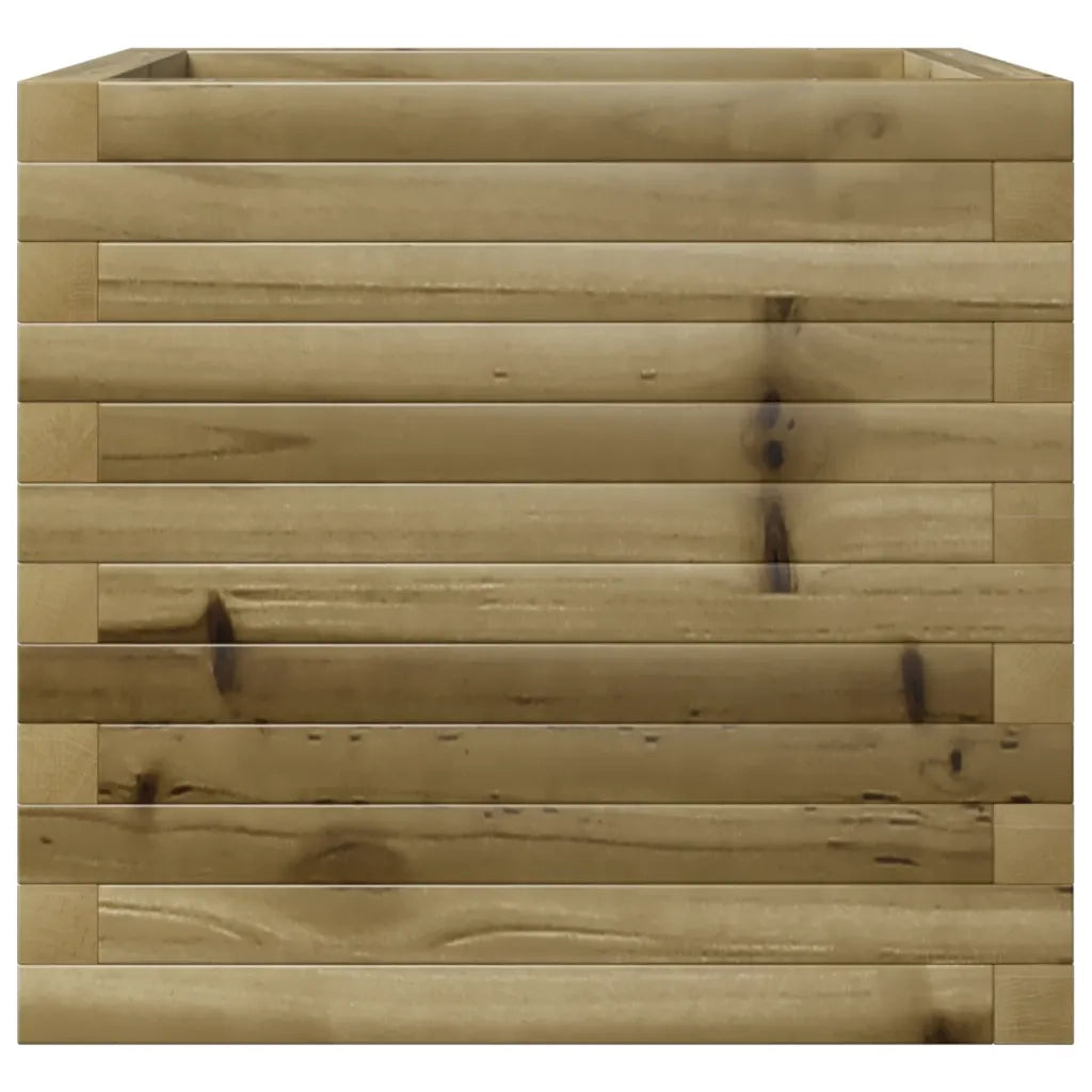 vidaXL Fioriera da Giardino 50x50x45,5 cm in Legno di Pino Impregnato