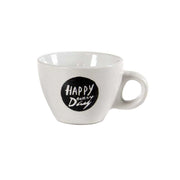 Tazza Caffe Ceramica Happy Day Pz 6 Bellintavola