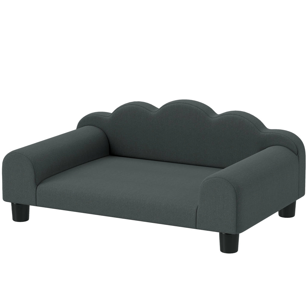 Divano per cani ¨C zephmum ¨C grigio scuro 66x42x28.5 cm
