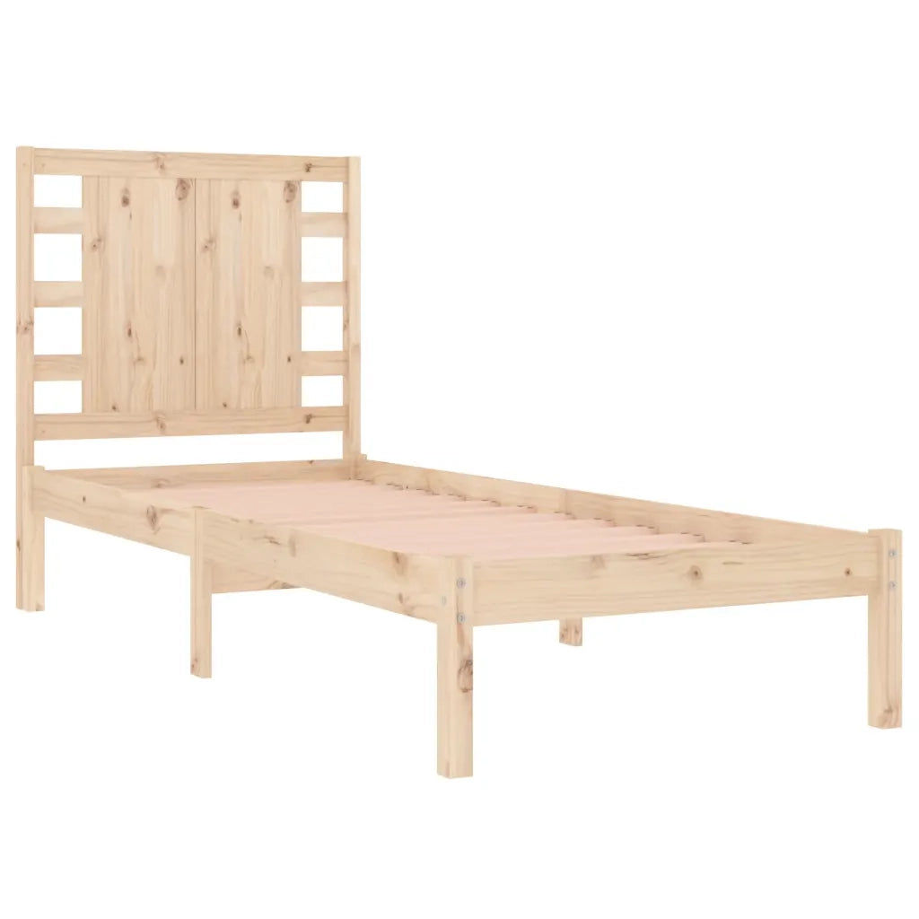 Giroletto senza Materasso 90x200 cm in Legno Massello di Pino