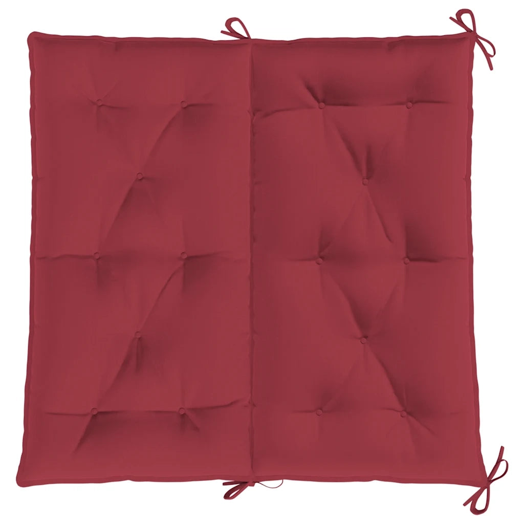 Cuscino per Panca Rosso Vino 100x(50+50)x7cm in Tessuto Oxford 315001