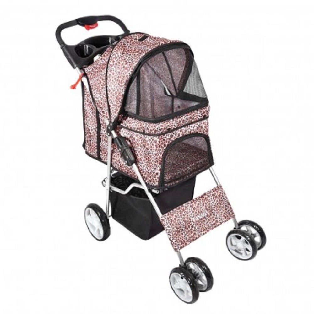 Trade Shop - Passeggino Per Cani Cane Pieghevole Buggy Trasportino Con Zip Traspirante Lavabile -