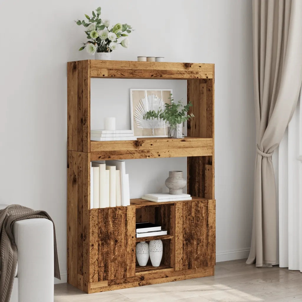 Credenza Legno Antico 92x33x140 cm in Legno Multistrato 3309616