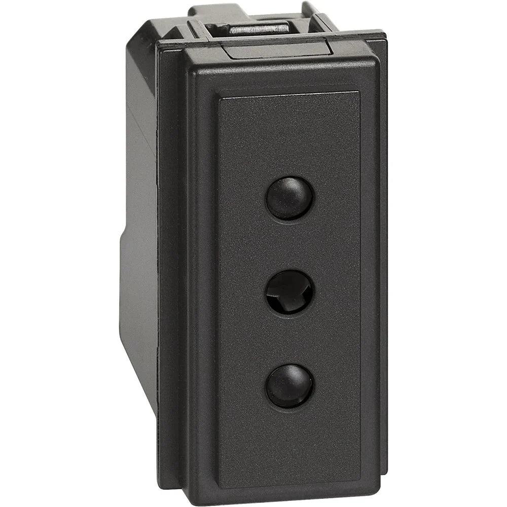 Living Now - Presa 2P+T 10A 250Vac nera - KG4113