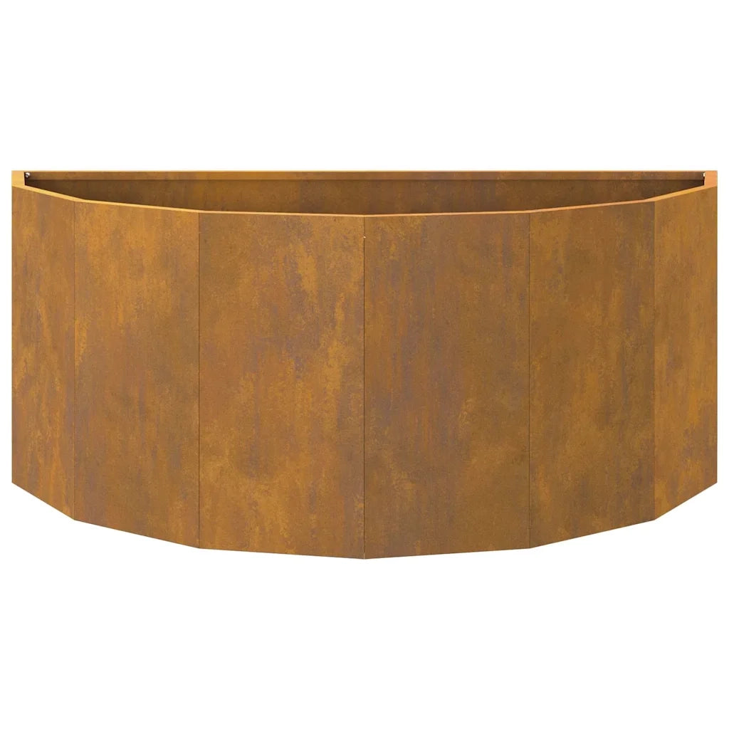 Fioriera Ruggine-Vaso-Contenitore per Piante 90 x 45 x 35 cm