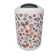 Trade Shop - Pattumiera Cestino Secchio Rifiuti Accessorio Arredo Bagno Sfere Astratte 87086 -
