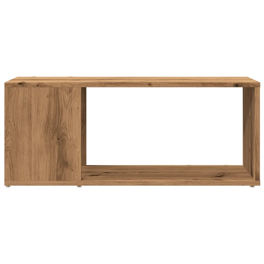 Mobile Porta TV Rovere Artigianale 80x24x32cm Legno Multistrato 856733