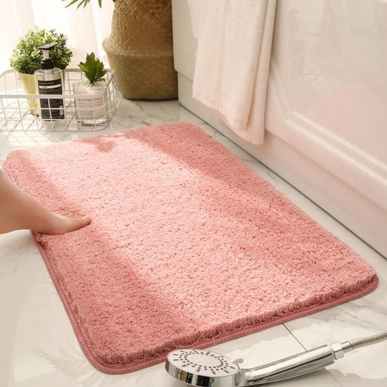 Tappeto di assorbimento per bagno con superficie antiscivolo per bagno, mattonella di assorbimento per bagno con superficie antiscivolo.