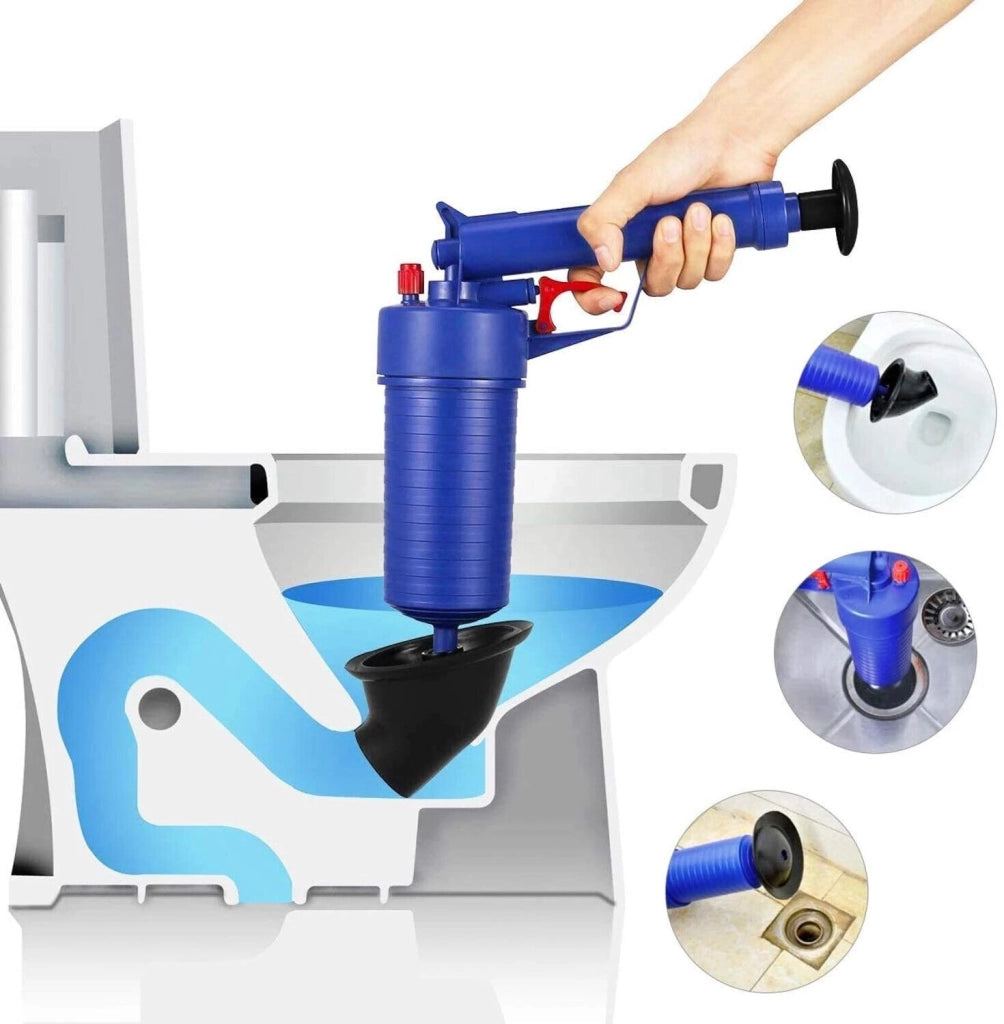 PISTOLA STURALAVANDINO A PRESSIONE POMPA LIBERA STURA TUBI LAVANDINI WC LAVABO