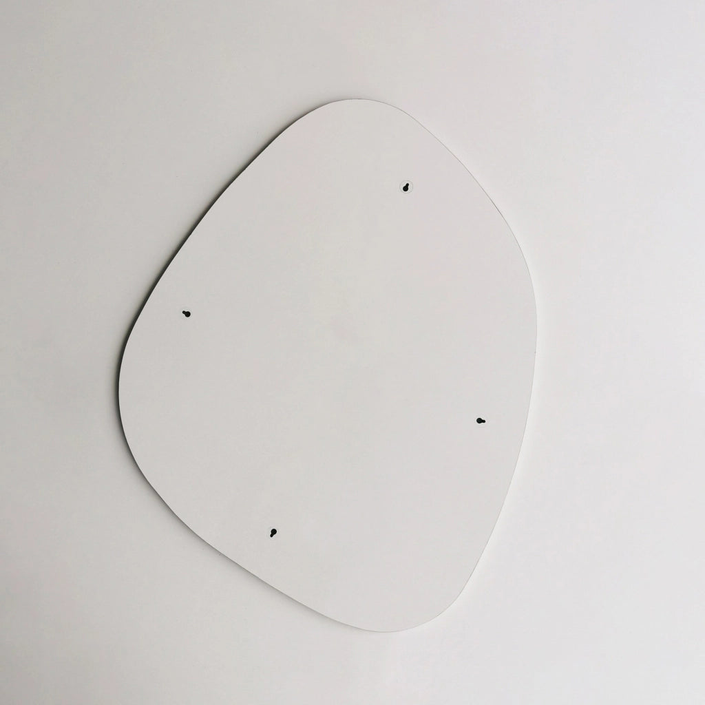 Moscufo, Specchio Forma Irregolare, 2.2x58h cm Bianco