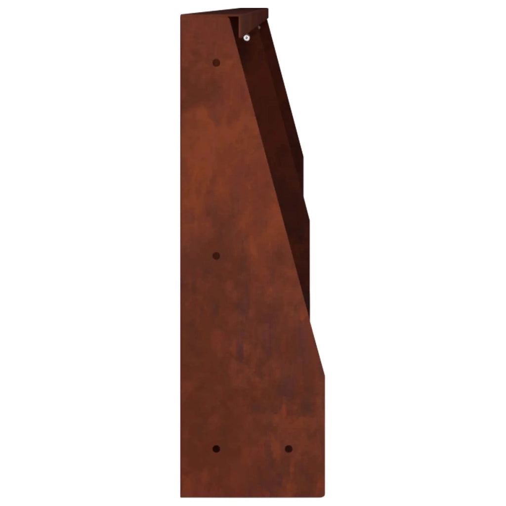 Muro di contenimento 2 pz 100 x 12 x 30 cm Acciaio Corten 8015142