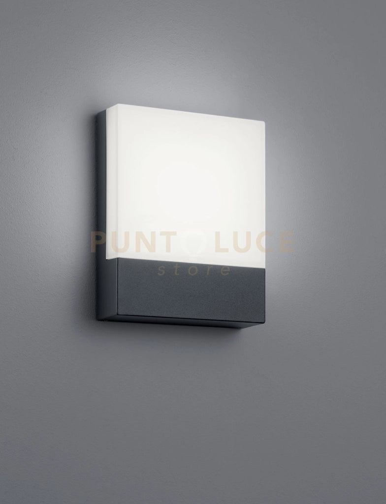 Applique a parete led PECOS 227760142 alluminio e antracite