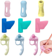 Aiuto alla Scrittura per Penna - 9 Pezzi - Strumenti di Aiuto alla Scrittura - Grip - Posizione di Scrittura Migliorata - Grip Comodo - Riduce la Fatica - Grip di Scrittura