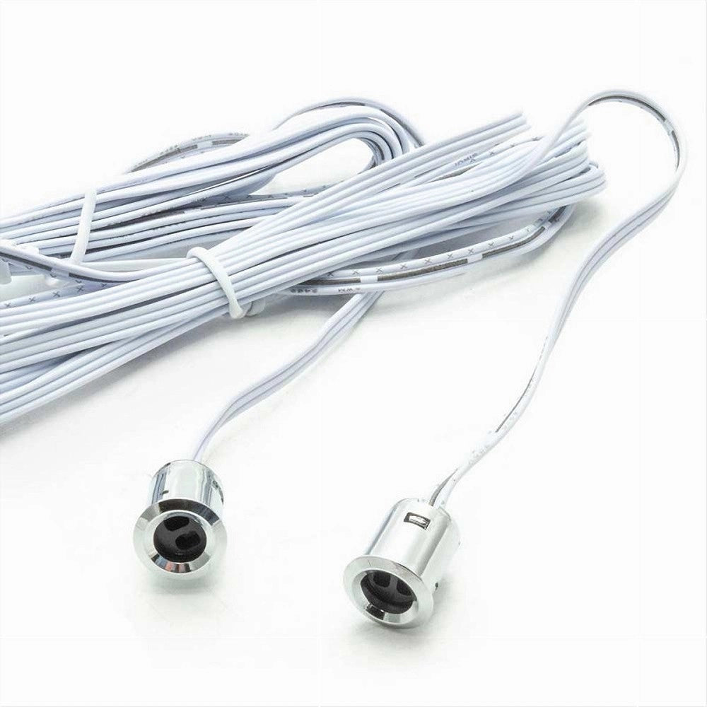 Trade Shop - Kit Doppio Sensore Interruttore Per Luci Strip Led Mobili Sensori 12/24v Sen-2po -
