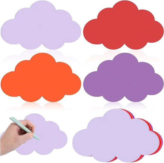 Schede di Moderazione Plus - 40 pezzi - Schede di Presentazione - Fogli da 14 x 23 cm - Set di 8 Colori - Colorate - Schede da Metaplancia - Fogli da Flipchart - Set di Schede di Apprendimento - Ufficio e Conferenze - Supporto Professionale